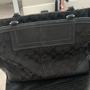 Black coach bag